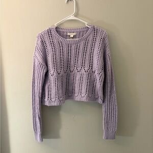 Aeropostale Lavender Knit Women's Sweater